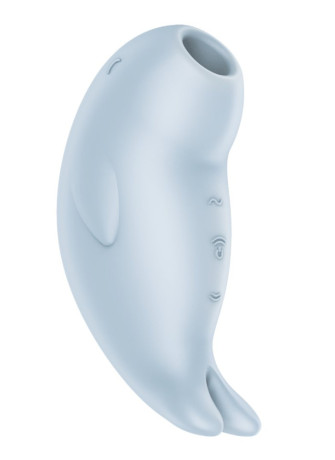 Stimulateur de clitoris vibration et air pulsé USB bleu Seal You Soon Satisfyer - CC597851